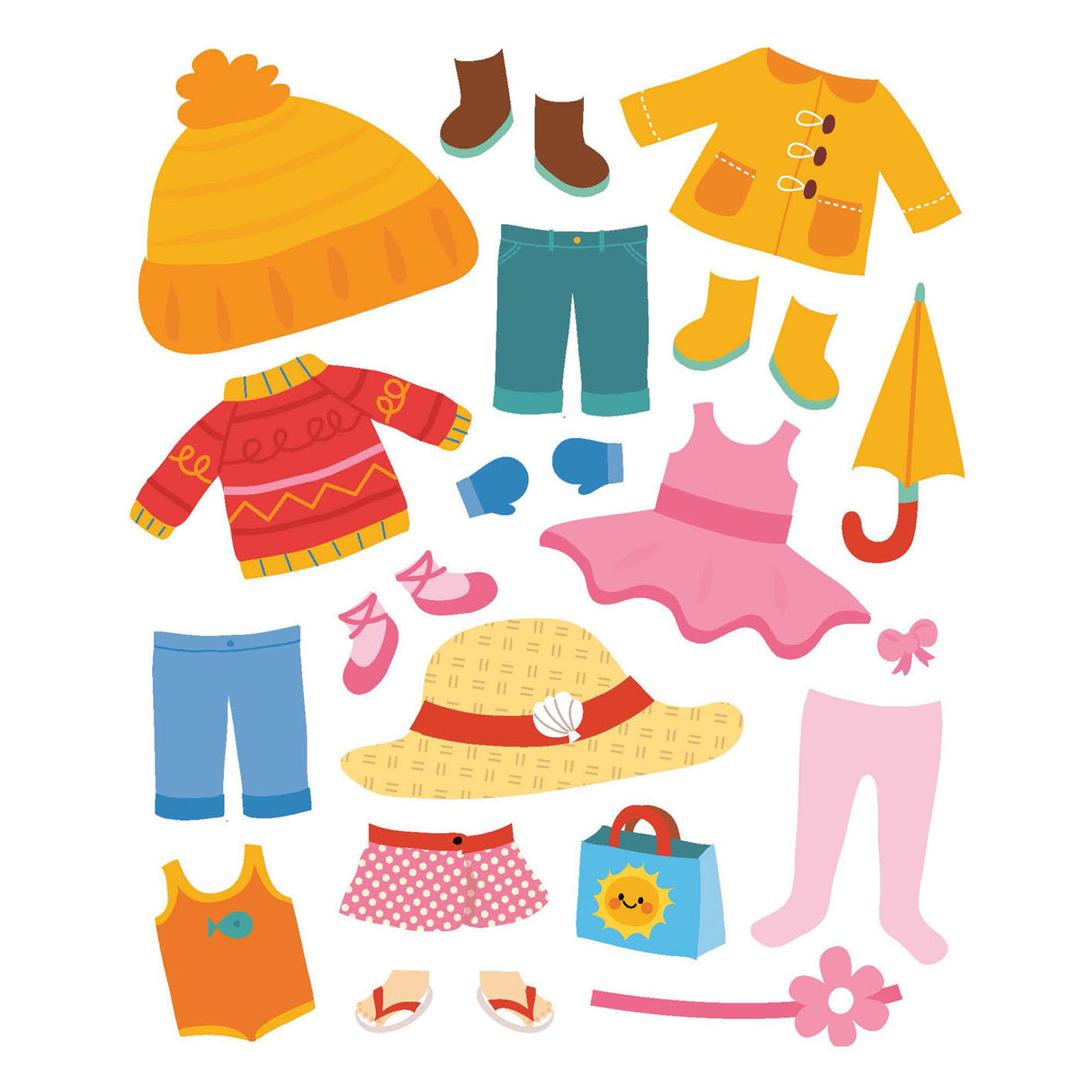 Deltas Happy Girls Sticker Fun - Dressing Dolls