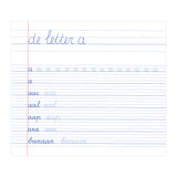 Writing my exercise 6-7 years