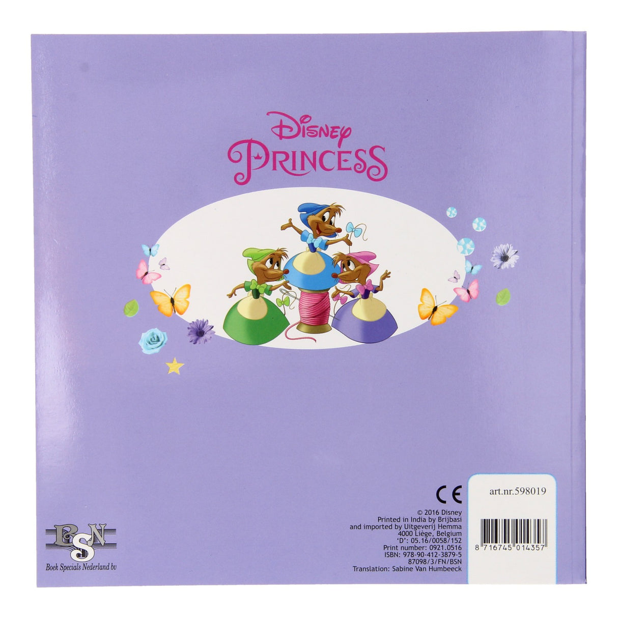 Libro dei colori della principessa Disney Mandala