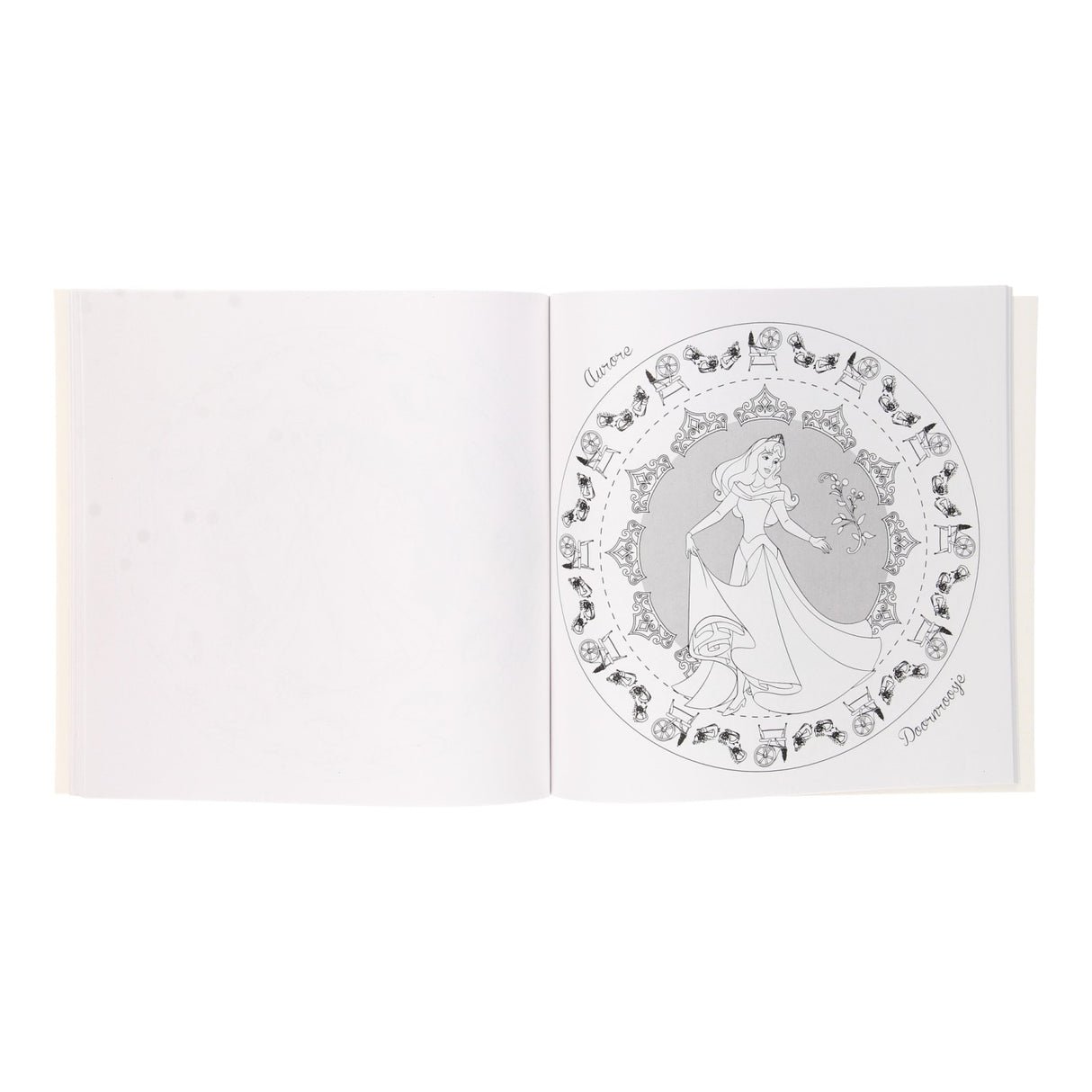Libro dei colori della principessa Disney Mandala