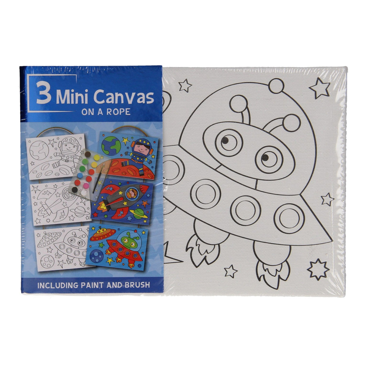 Canvas schilderset ruimte, set van 3 stuks