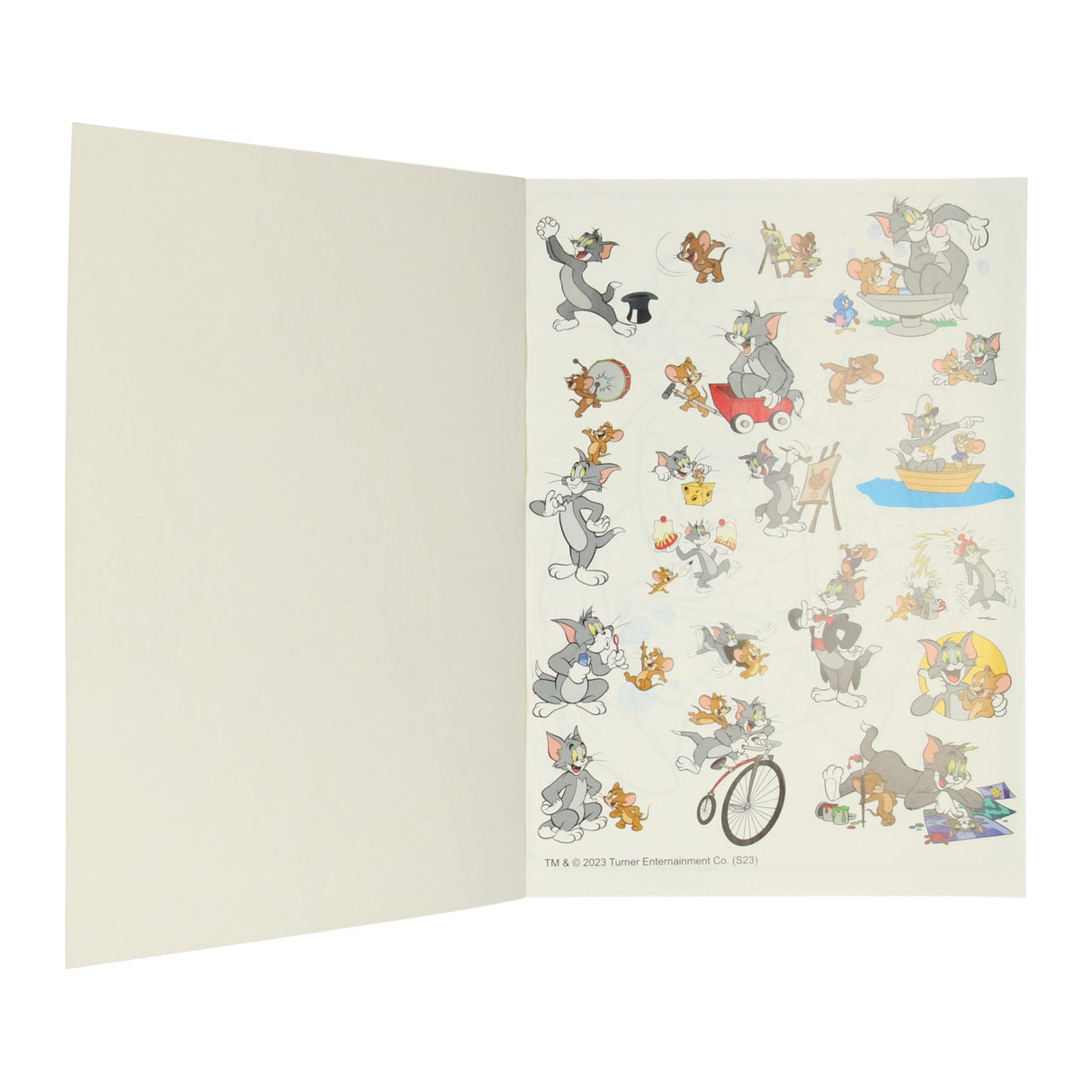 Warner Bros Color Colorbook Tom Jerry with stickers