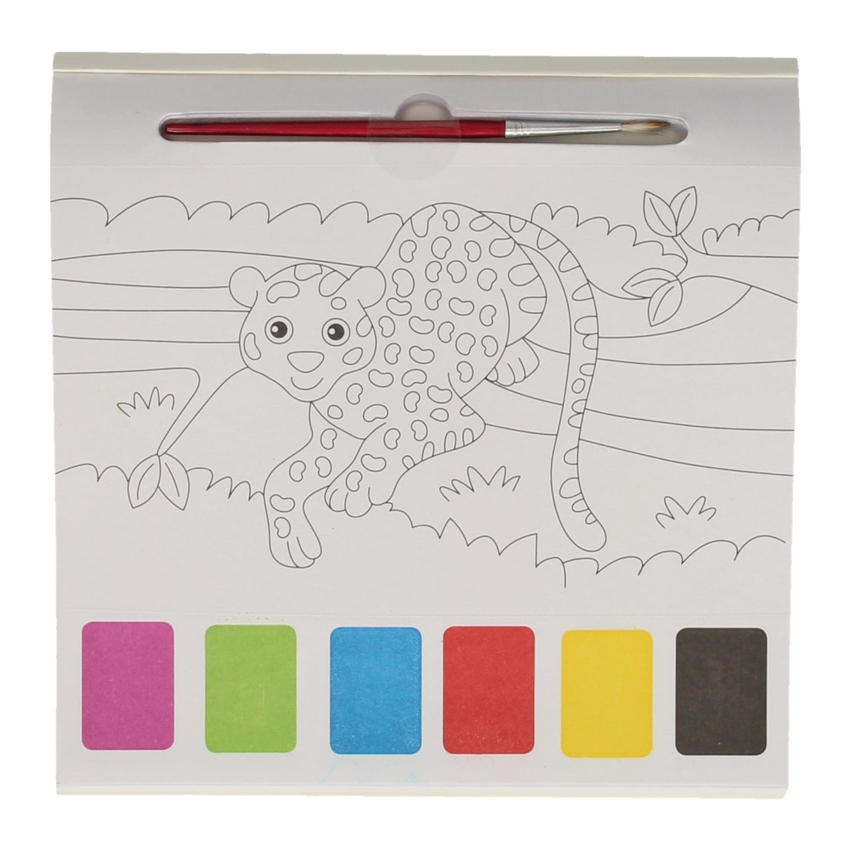 Wins Holland watercolor color block - Jungled animals