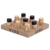 Altri marchi tic tac to wine 15x15 cm in legno
