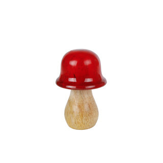 Sculpture champignon mangue 6x6x10 cm