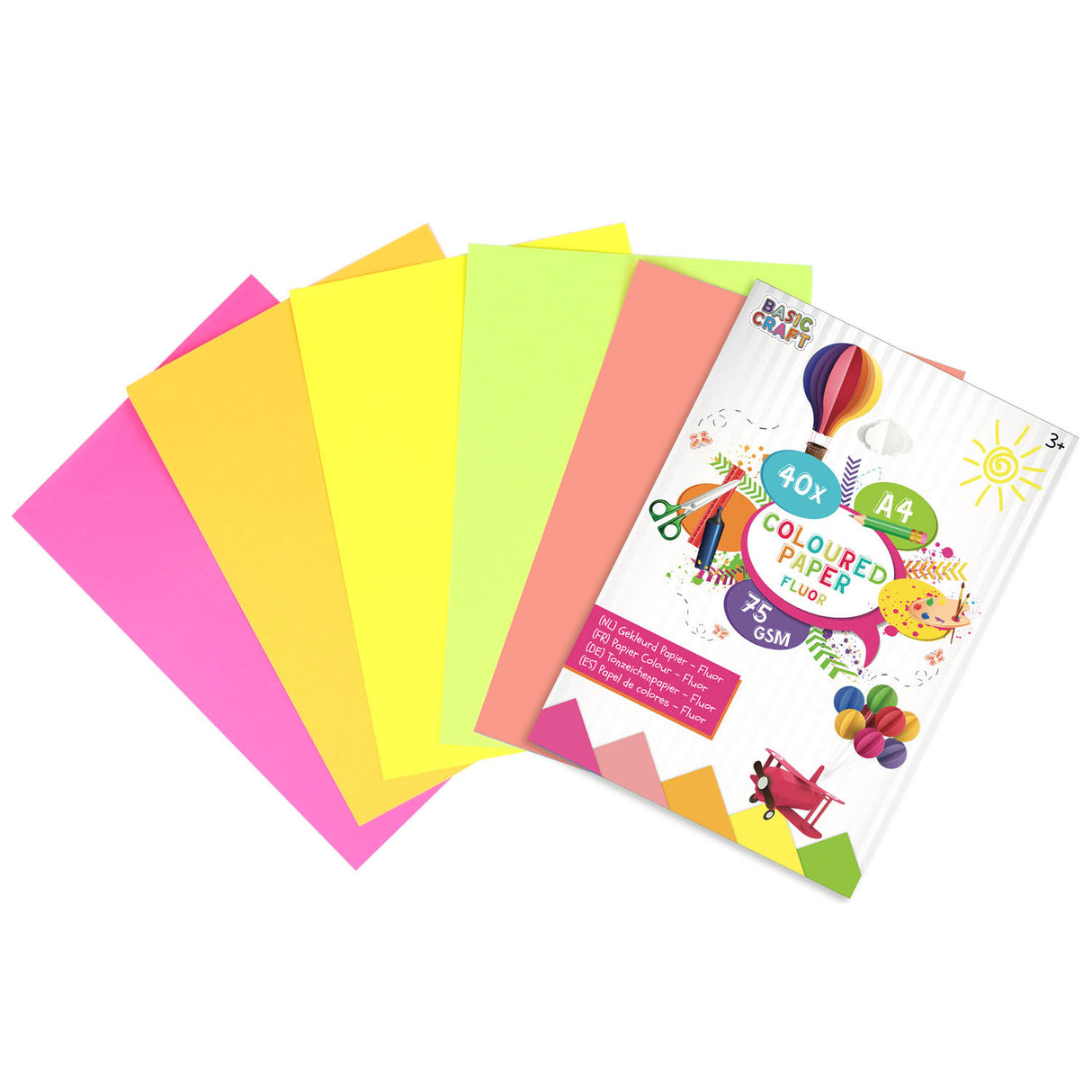 Creative Craft Group colored paper A4, 40 sheets