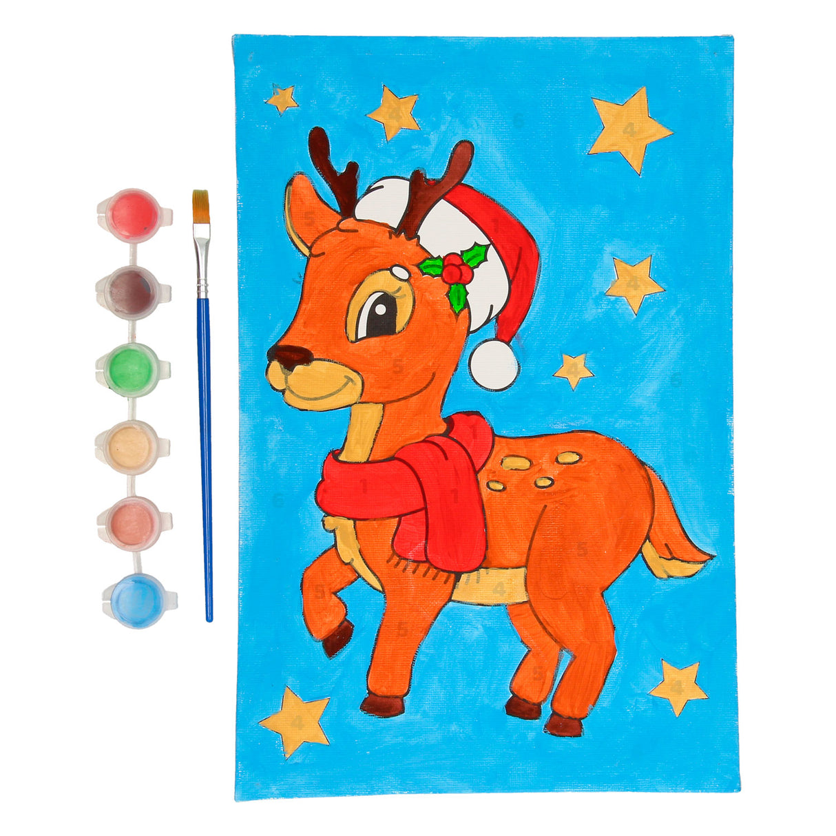 Creative Craft Group Xmas Canvas Painting by number reindier
