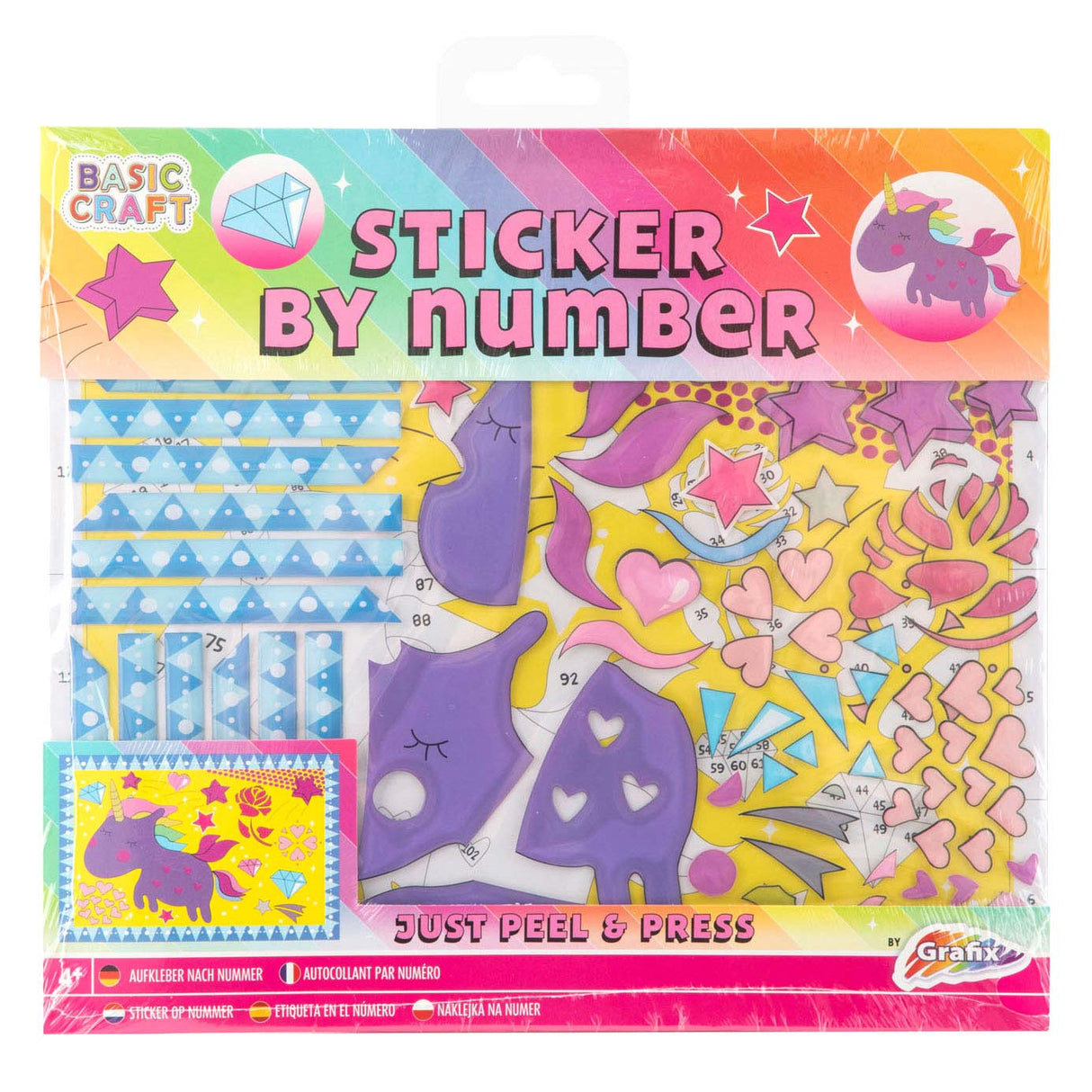 Sticking by number - Eenhoorn