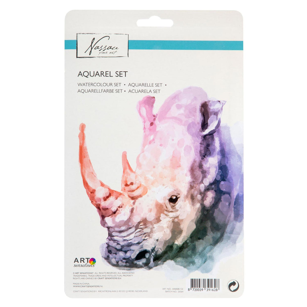 Set di vernice per acqua nassau, 18 colori