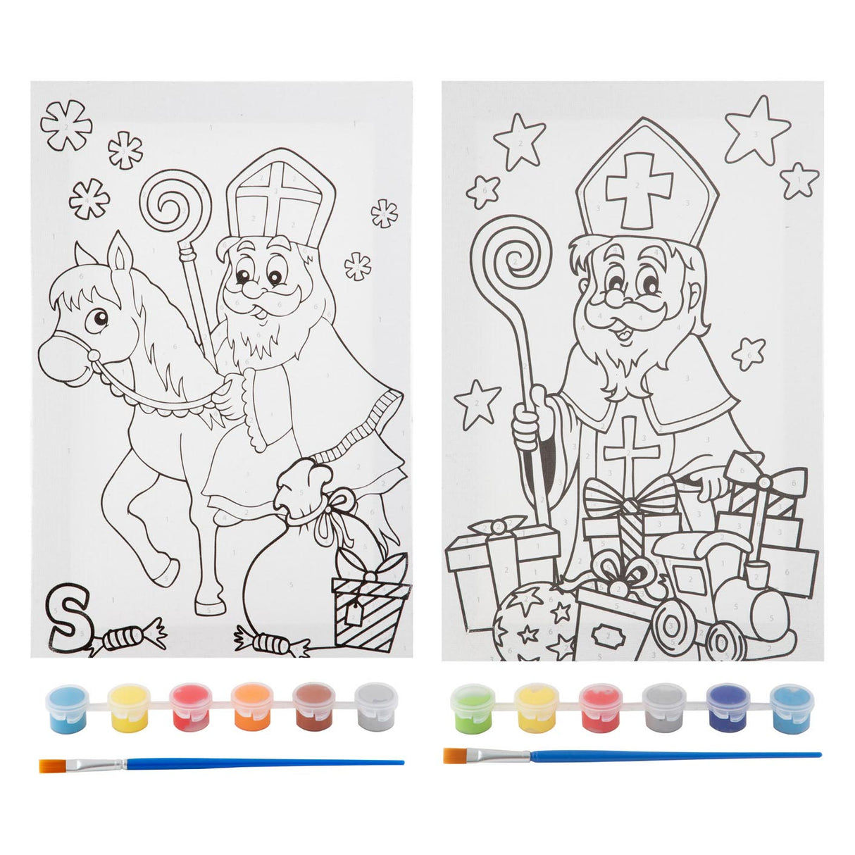 Sinterklaas Canvas Painting by number