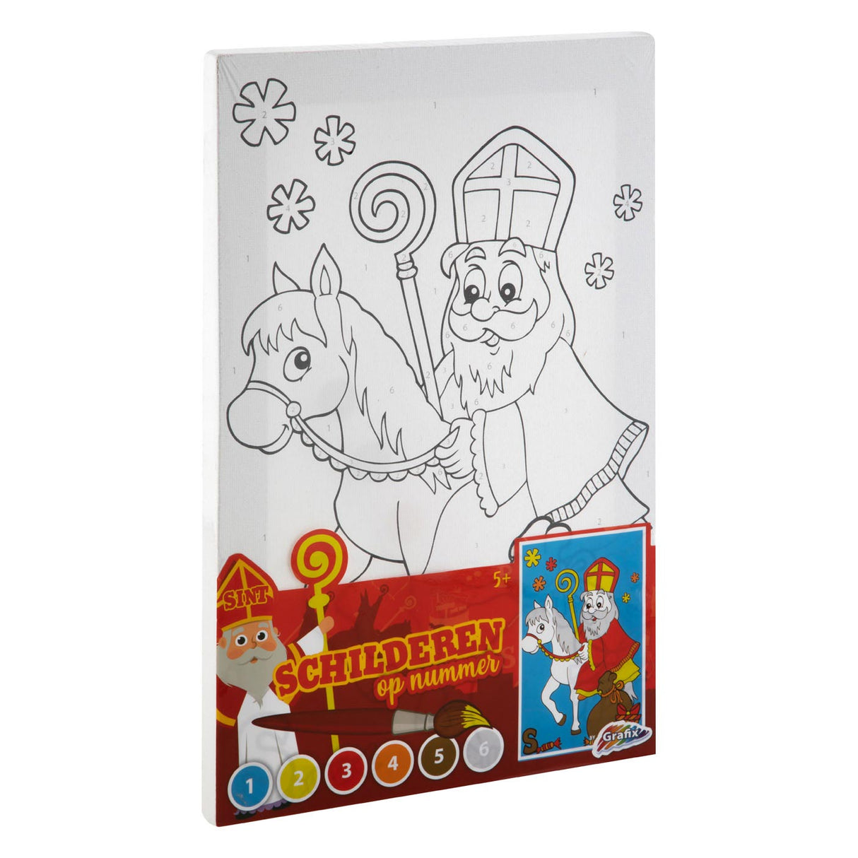 Sinterklaas Canvas Painting by number