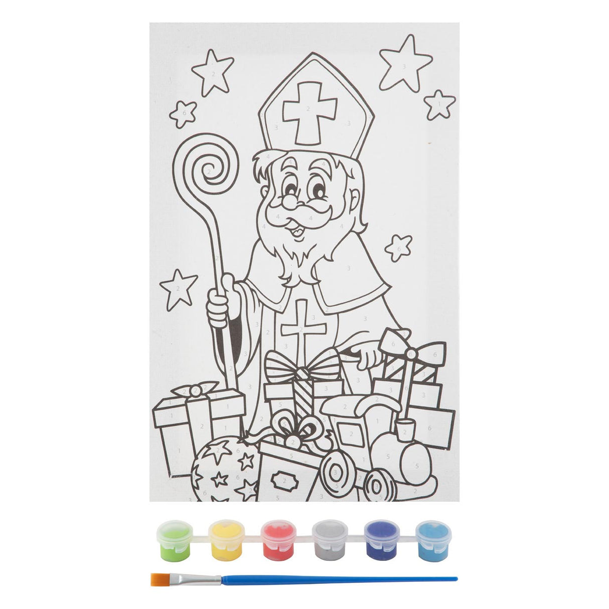 Sinterklaas Canvas Painting by number