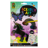Make your own scratch art girl