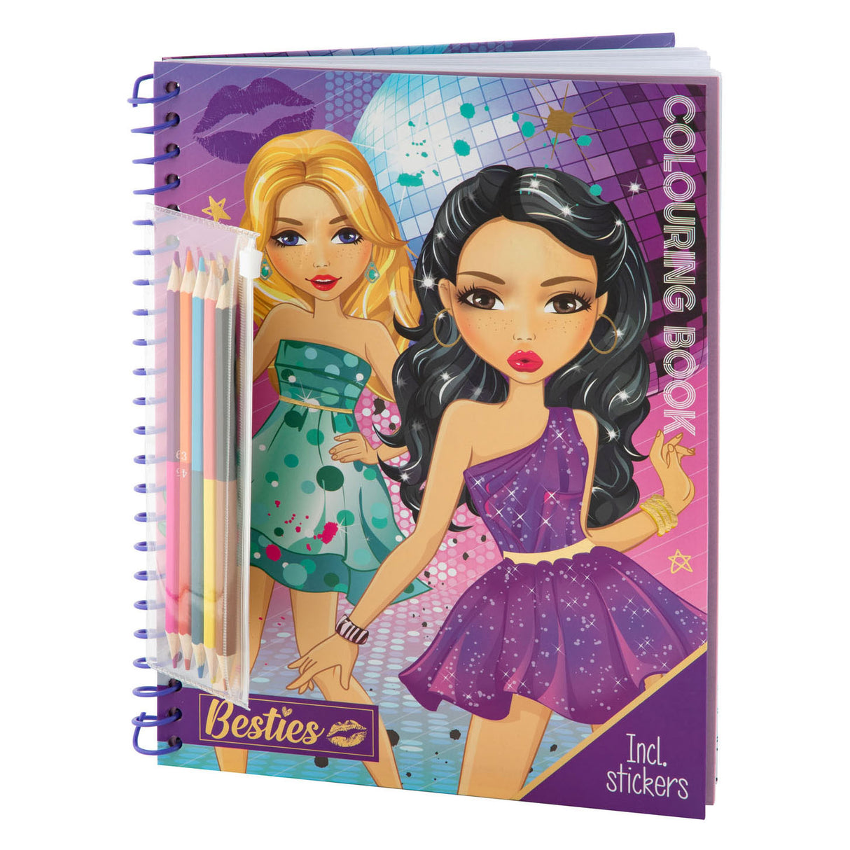 Pegatizas para colorear de libros para colorear