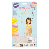Besties 3D sticker sheet, 12st.