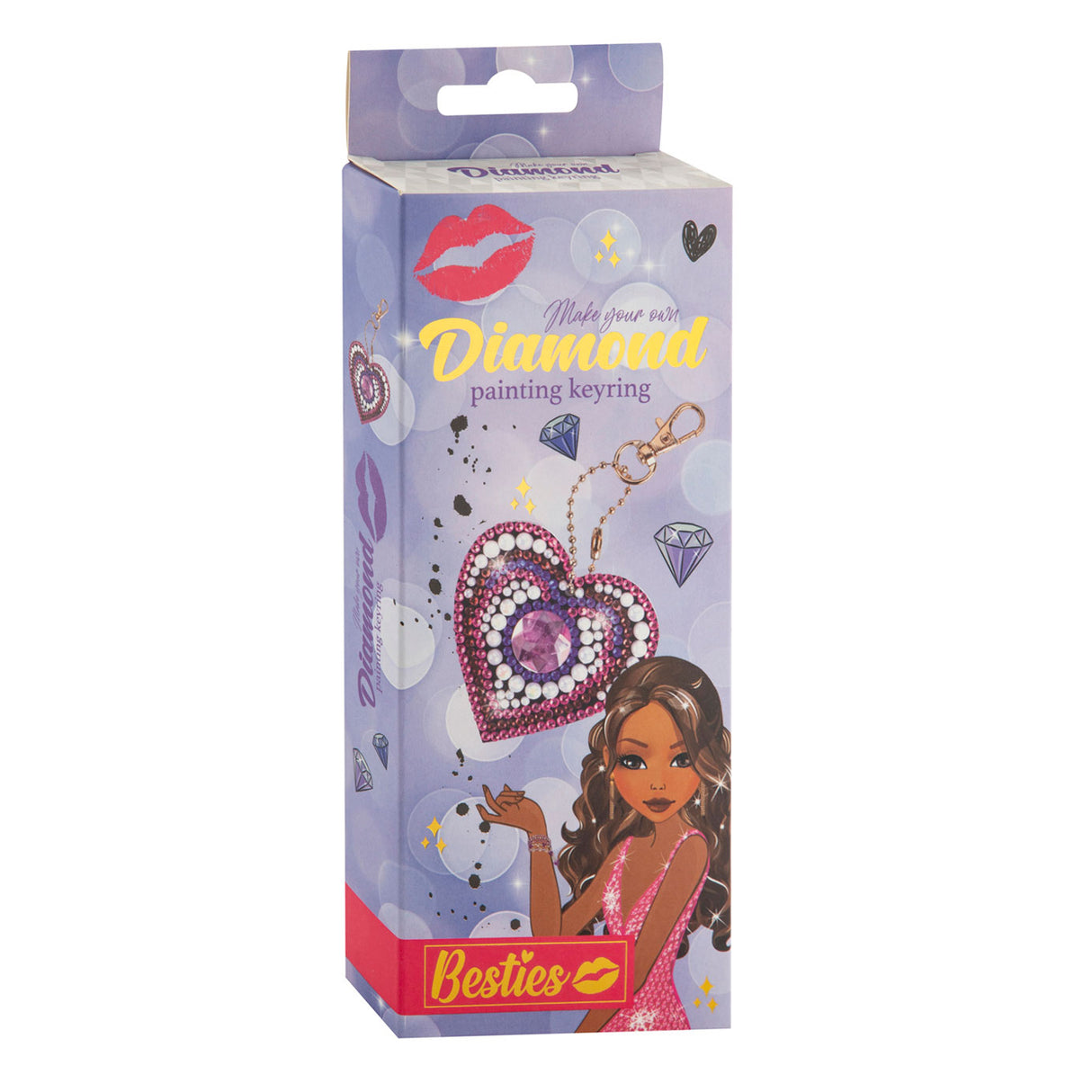 Faire des bestiaux de porte-clés de peinture en diamant