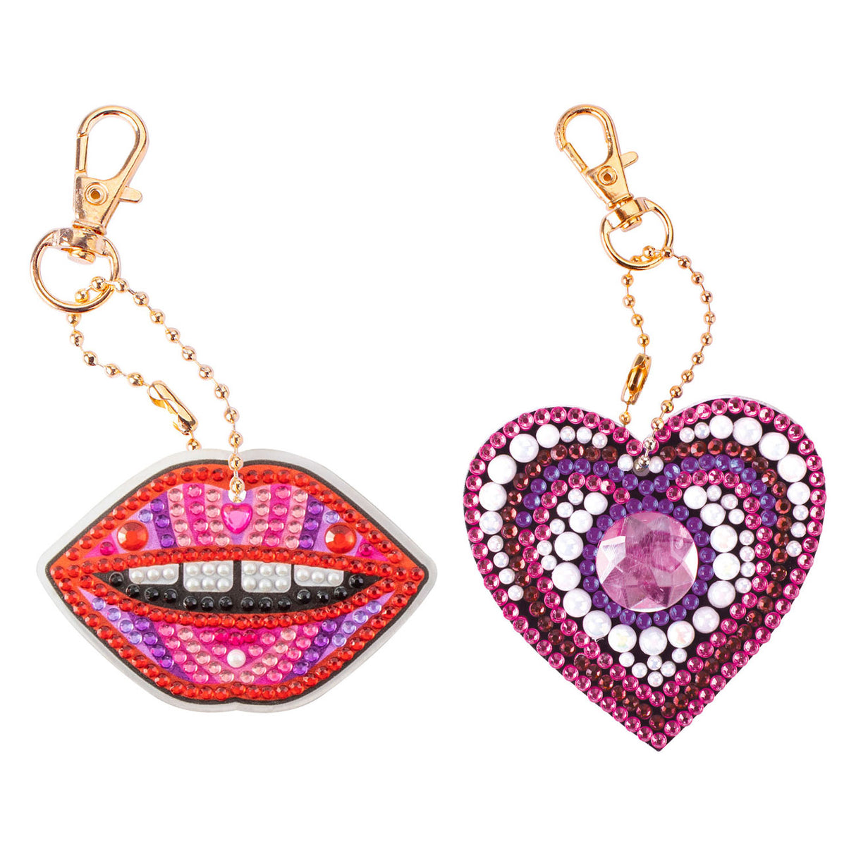 Faire des bestiaux de porte-clés de peinture en diamant