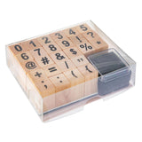 Grafix Wooden Stomping Set Fighs Symbols, 27DLG.