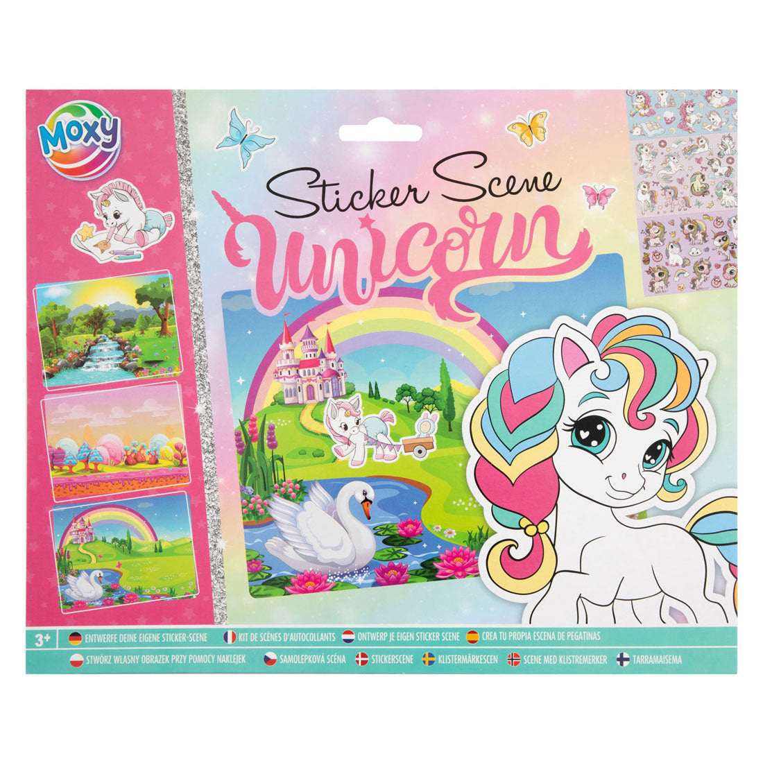 Creative Craft Group design your own sticker scene - unicorn