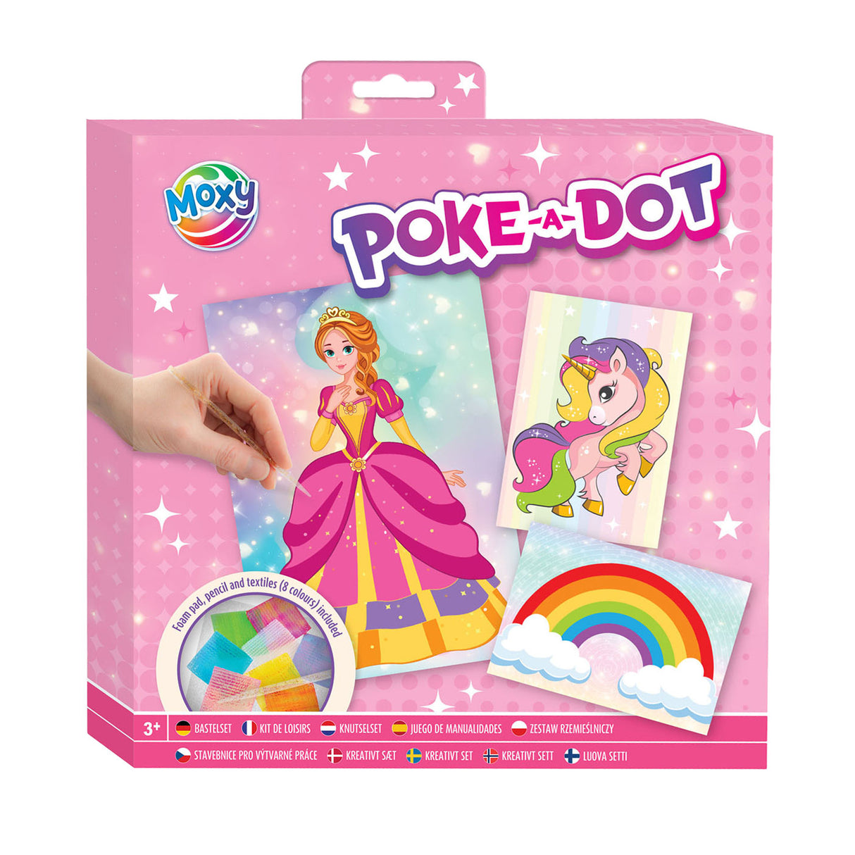 Kreativ Handwierksgrupp Poke-a-Dot Handwierk Set-Fantasy World