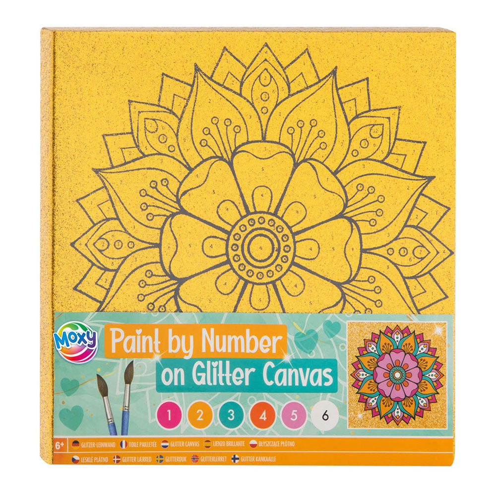 Creative Handwierksgrupp vu Nummer glänzend Canvas, 9dlg.