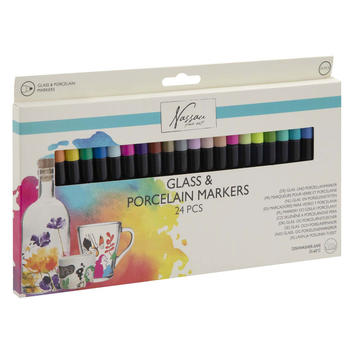 Creative Craft Group Glasen Porcelan Markers, 24st.