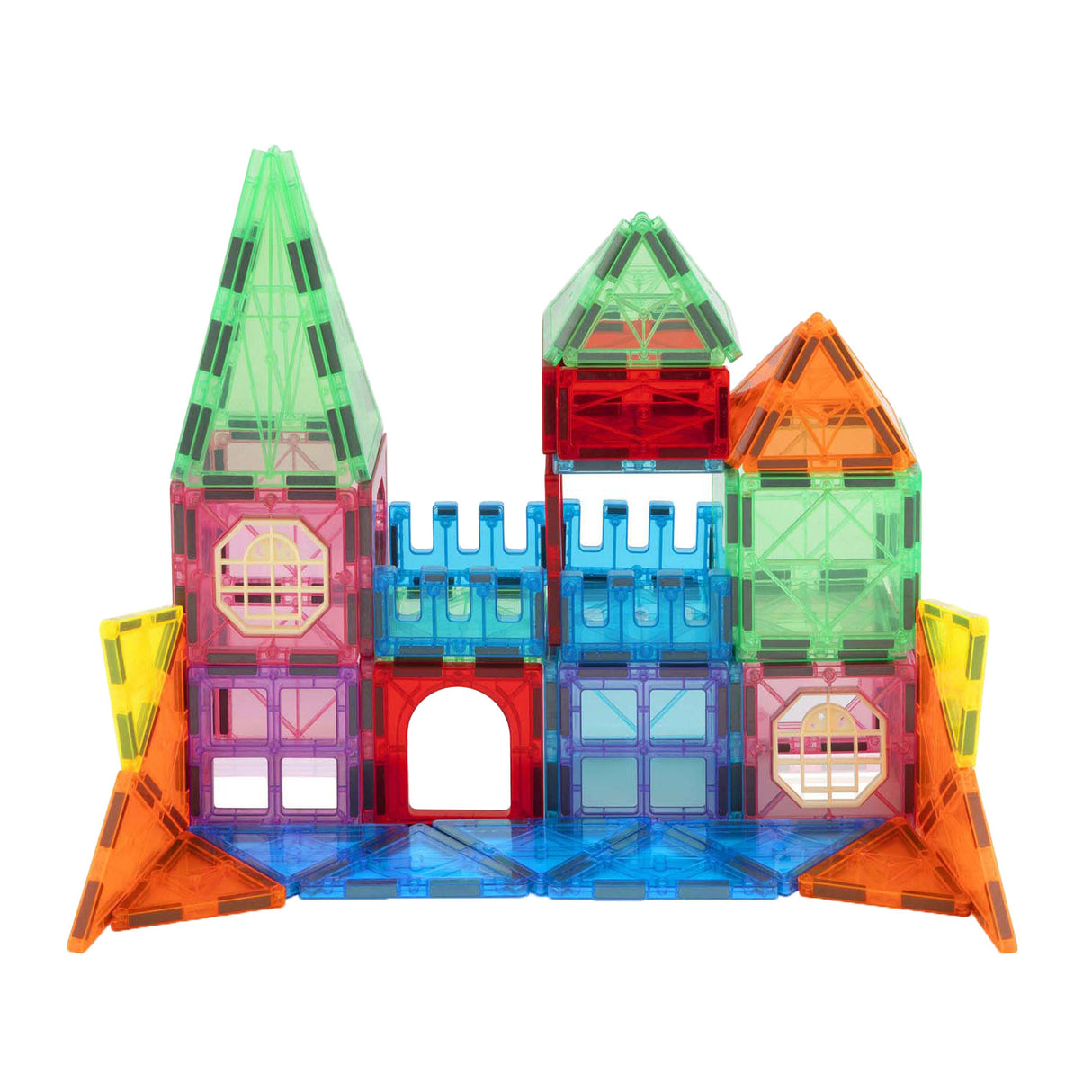 Creative Craft Group Magnetic Building Tiles with storage bag, 64dlg.