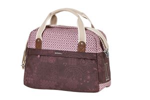 Basil Boherme fir Vuols Schëller Bag - Red elegant Velant Bag fir Fraen - Waasser -repellent - 18l