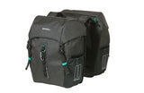 Basild Discovery365d Double bicycle bag Black Melee