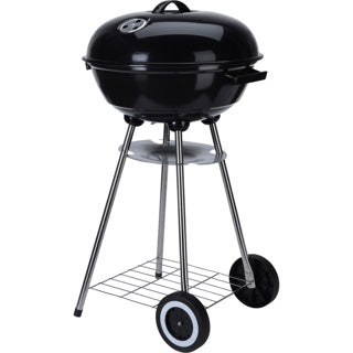 Barbacoa de carbón de parrilla de bala sobre ruedas Ø46 cm