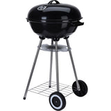 Barbacoa de carbón de parrilla de bala sobre ruedas Ø46 cm