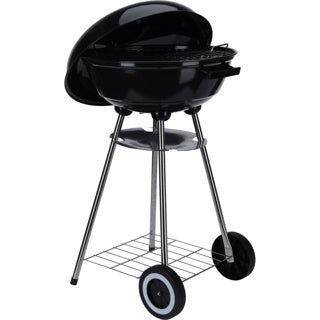 Barbacoa de carbón de parrilla de bala sobre ruedas Ø46 cm