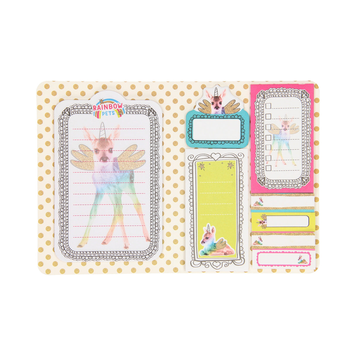 Totum Rainbow Pets - Sticky Notes Booklet Hert