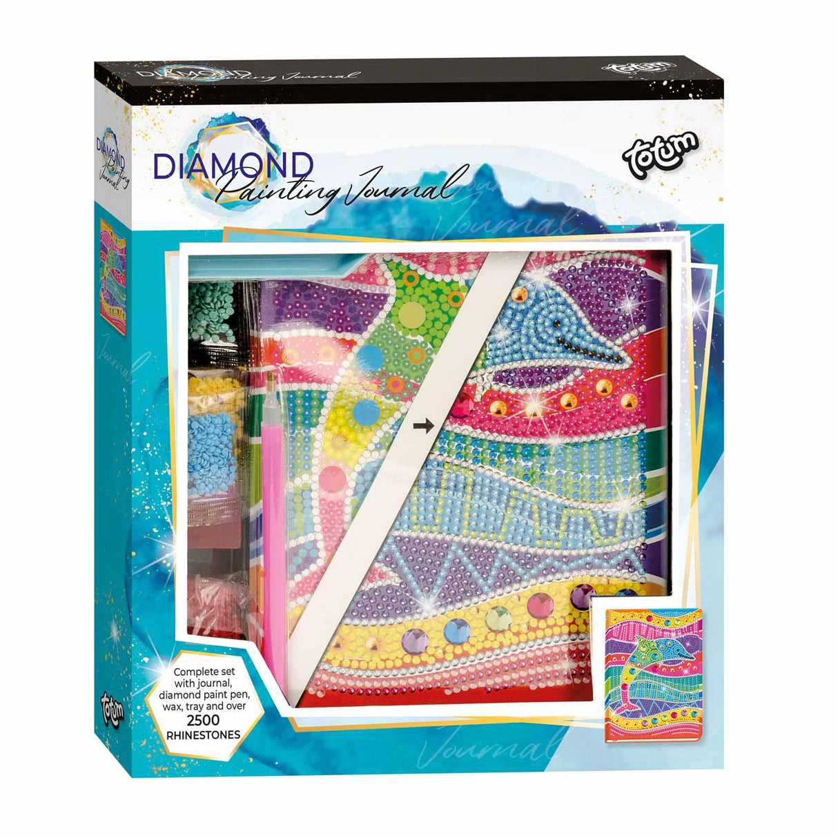 Totum Diamond Painting Diary - Delphin