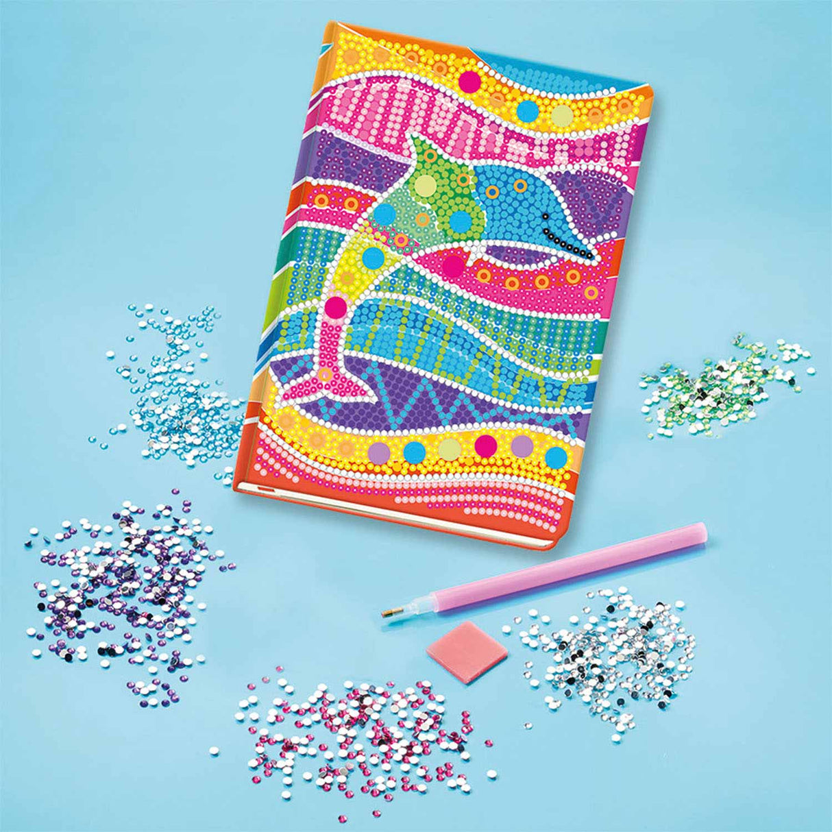 Totum Diamond Painting Diary - Delphin
