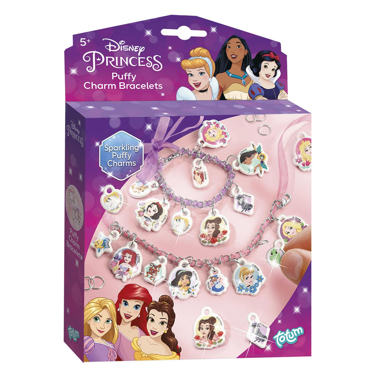 Totum Disney Princess - Puffy charm bracelets