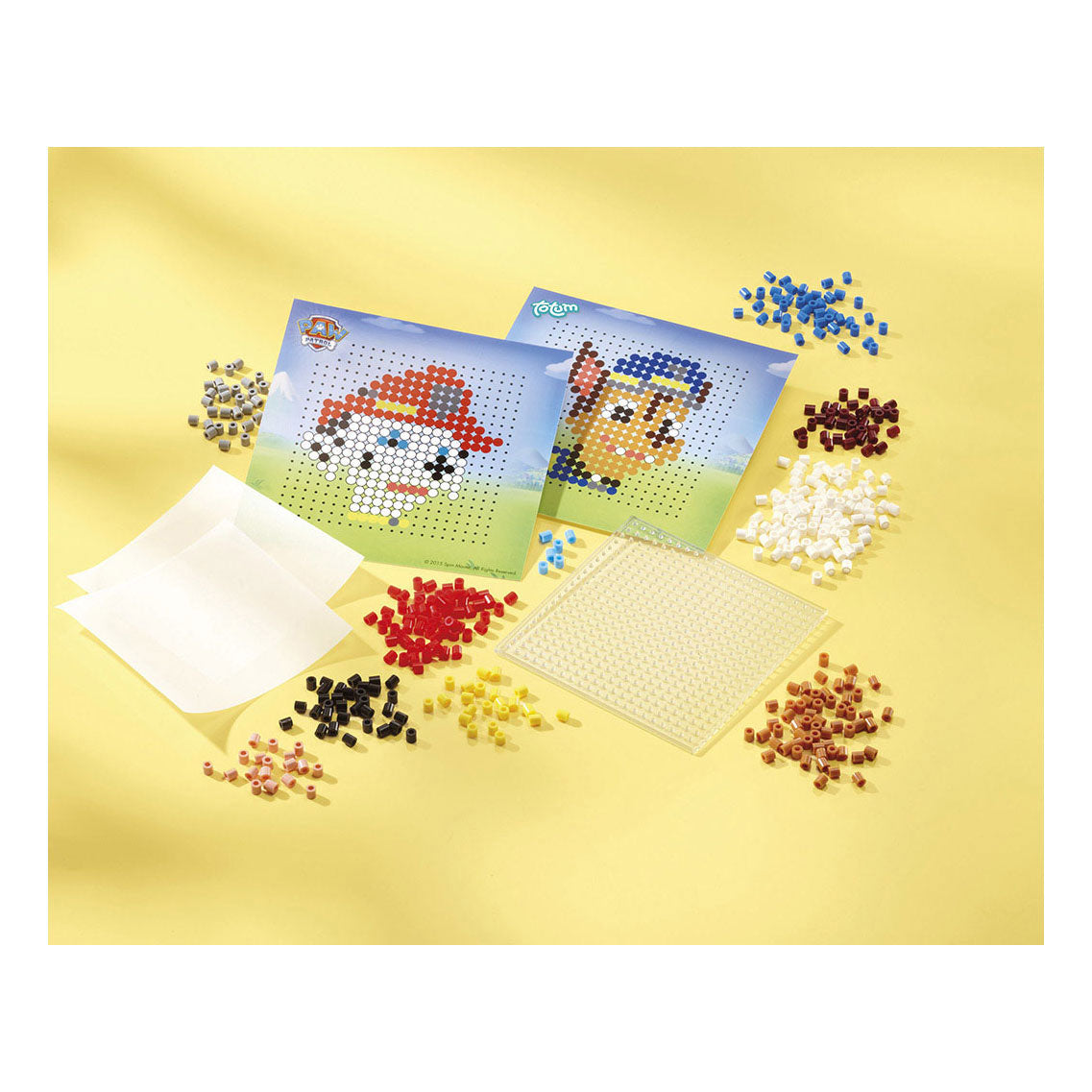 Totum 3in1 ironing stals, plaster casting and pixelkunst craft set