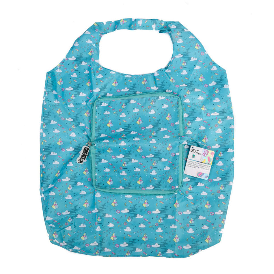 Create it! Poptastic Foldable Shopper Turquoise