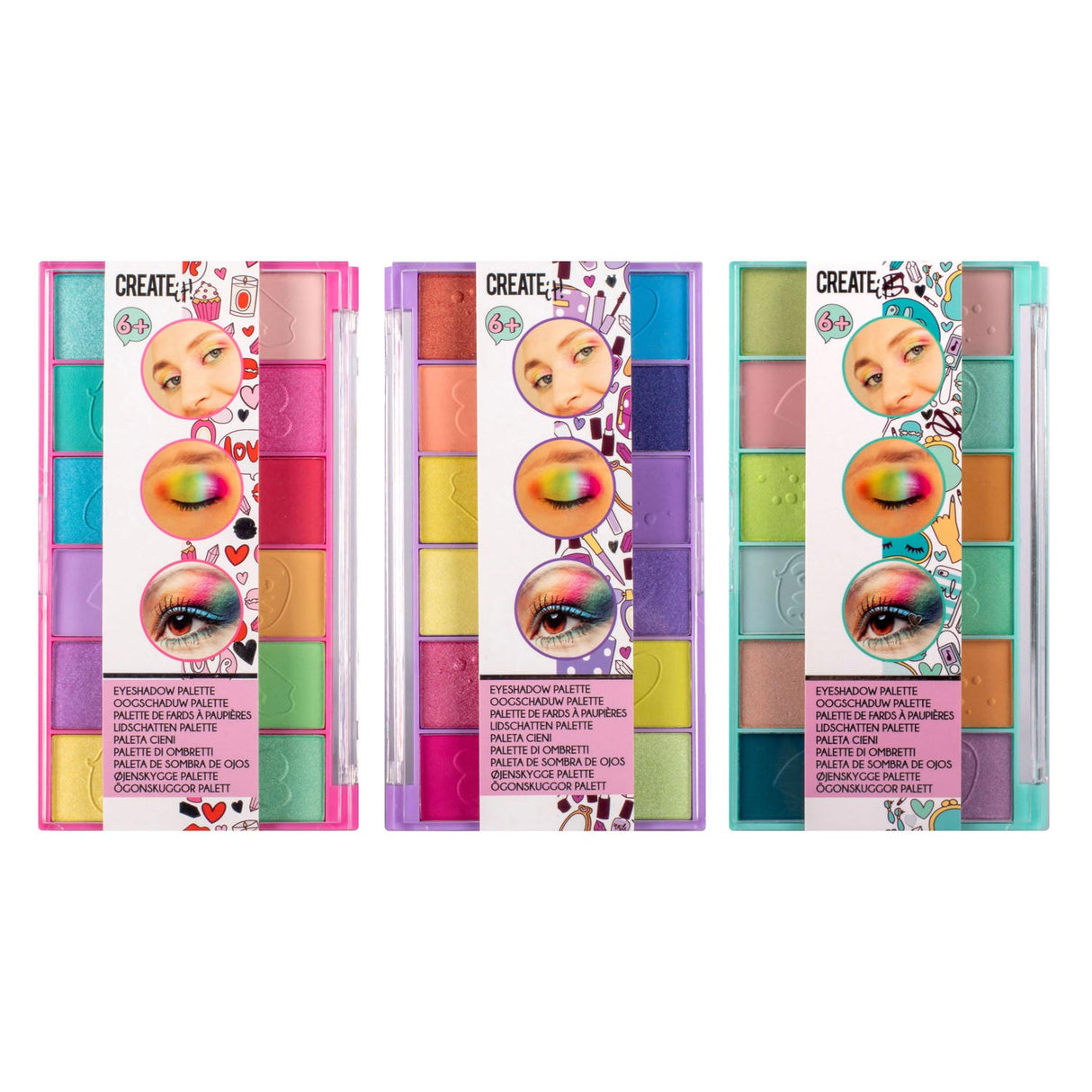 Crea! Palette di ombretti di bellezza, 12 colori!