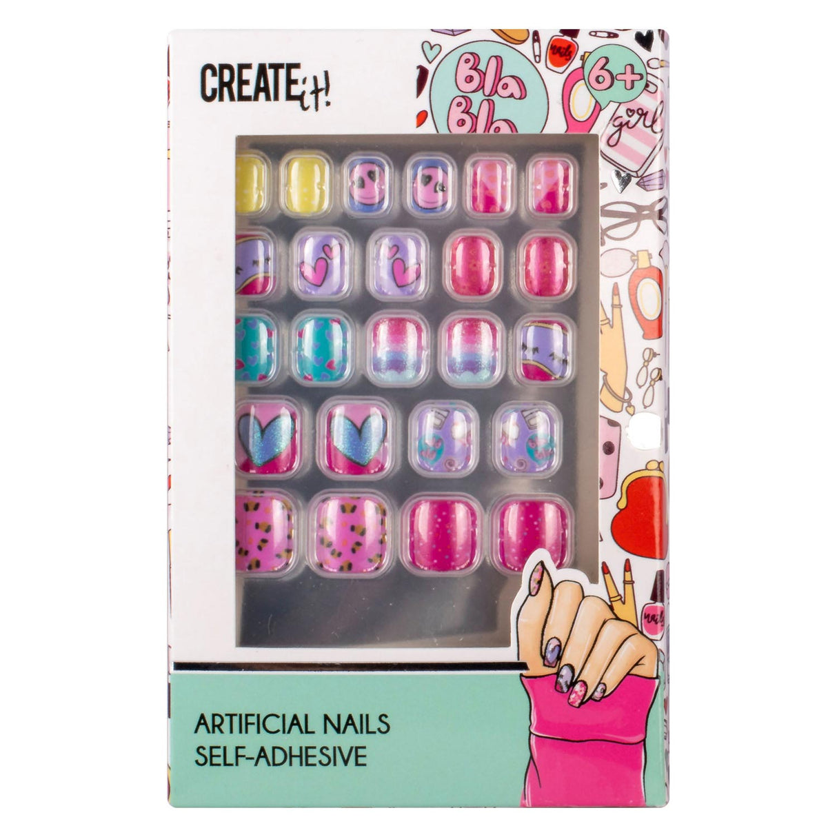 Create it! Beauty artificial nails self -adhesive