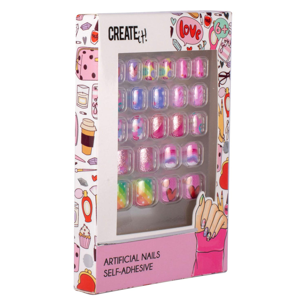 Create it! Beauty artificial nails self -adhesive