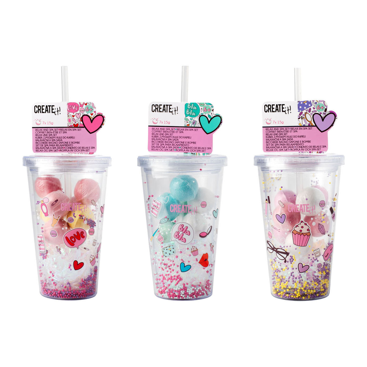 Create it! Beauty Drinking Cup soap and Bruisballen