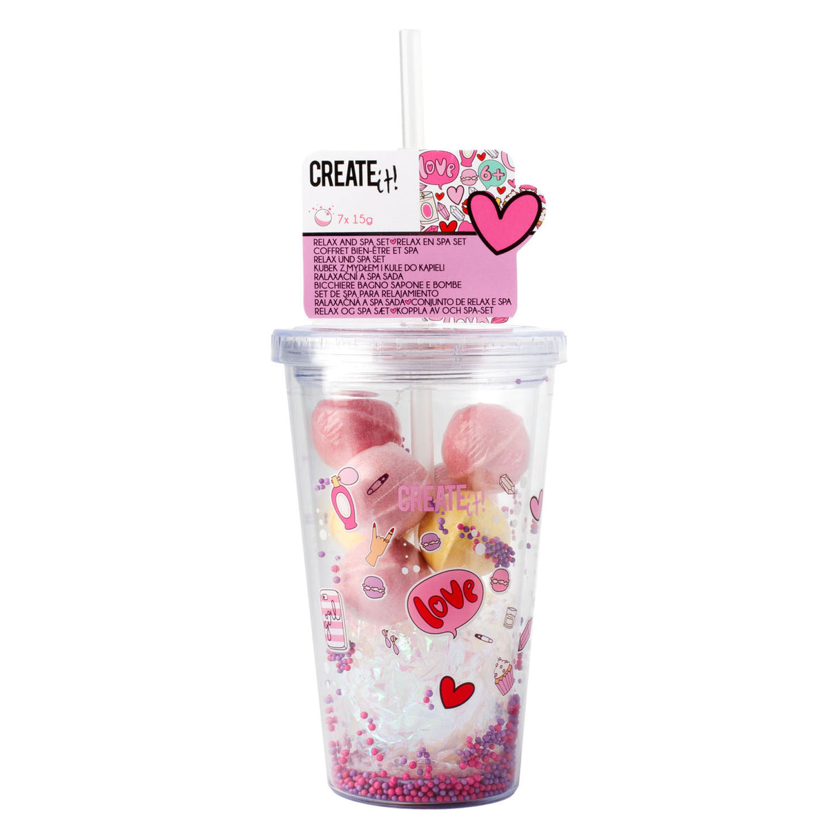 Create it! Beauty Drinking Cup soap and Bruisballen
