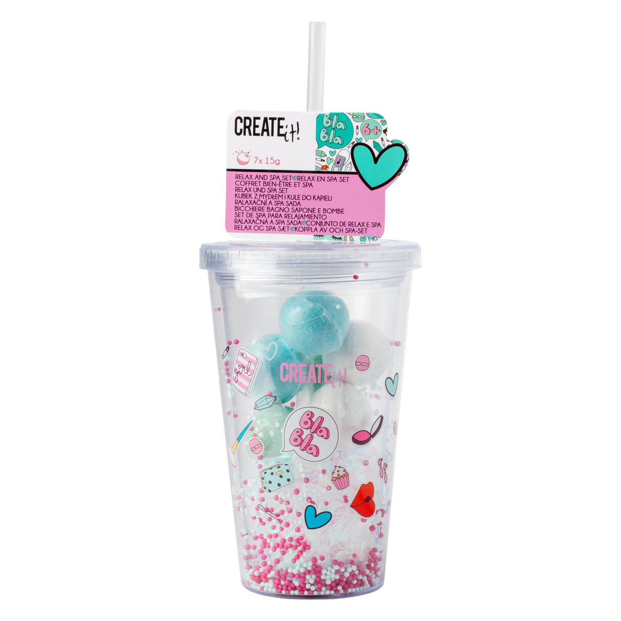 Create it! Beauty Drinking Cup soap and Bruisballen