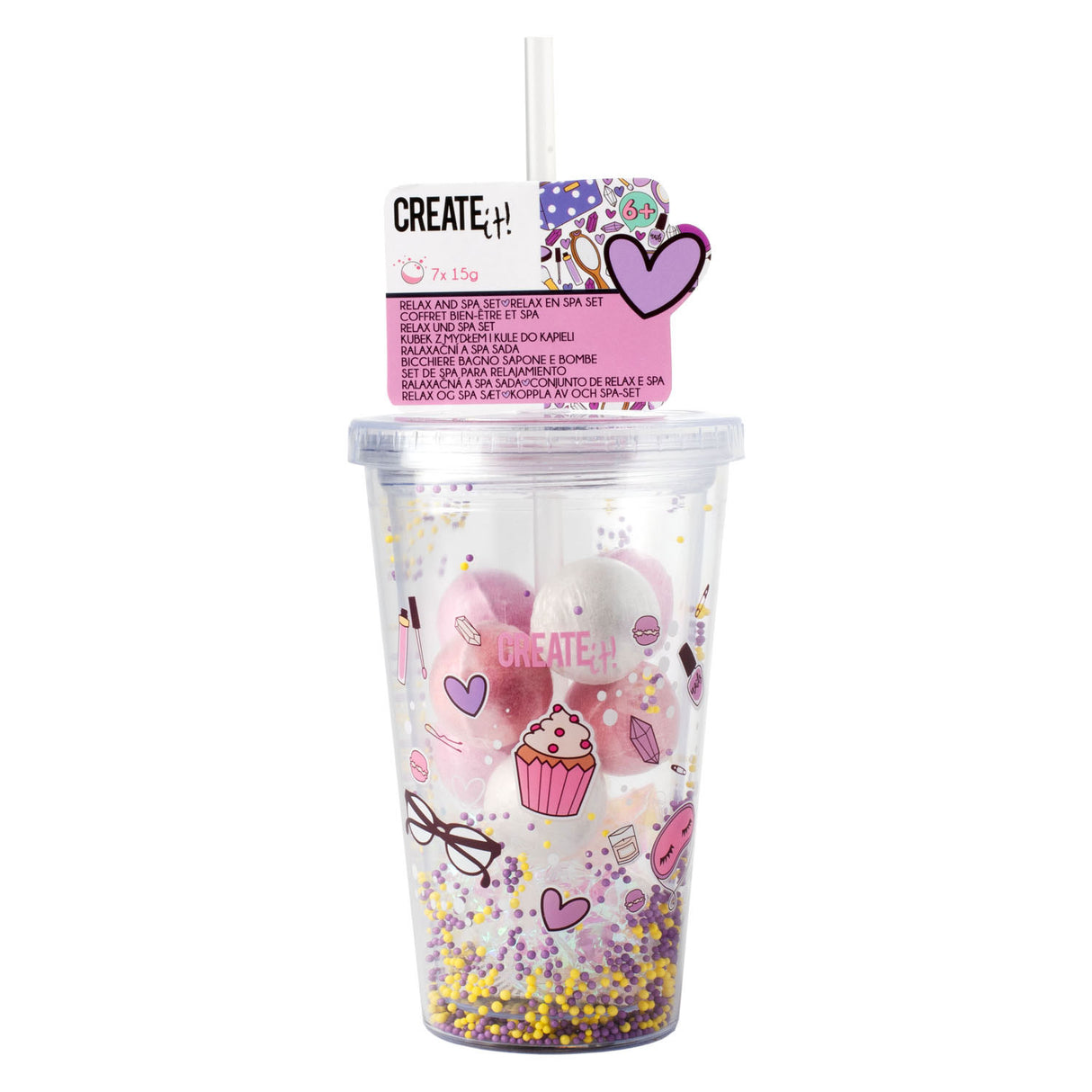 Create it! Beauty Drinking Cup soap and Bruisballen