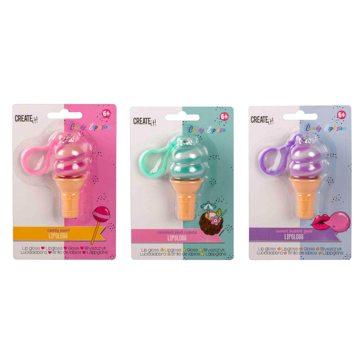 Canenco Candy Explosion Explosion Lipgloss Sladoledni prstan