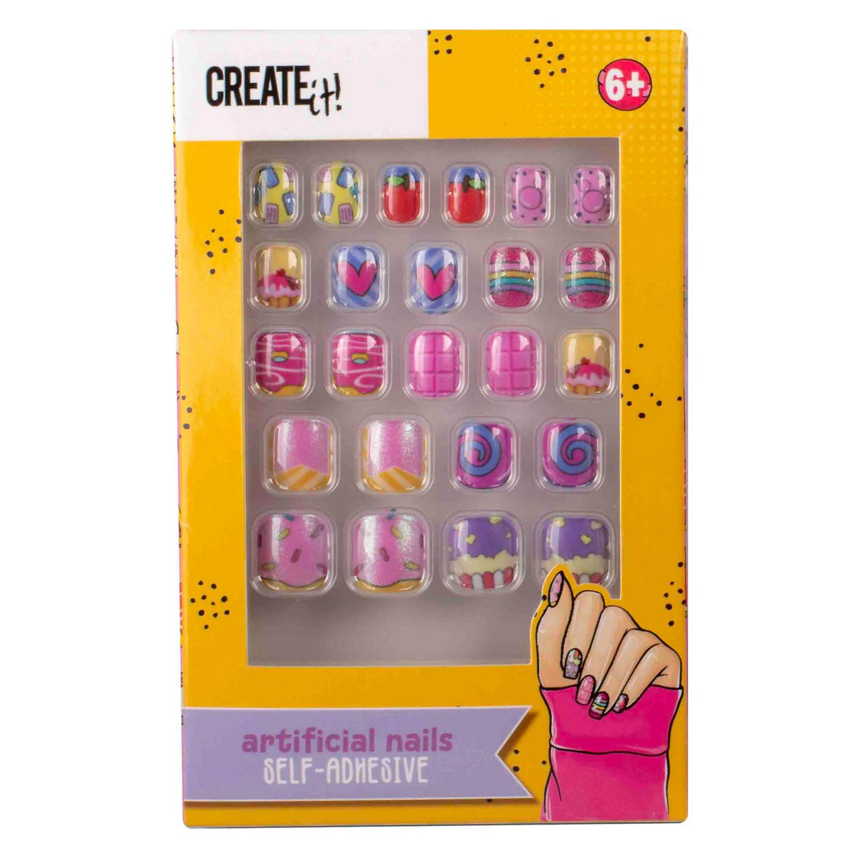 Create it! Candy Explosion Artificial nails self -adhesive