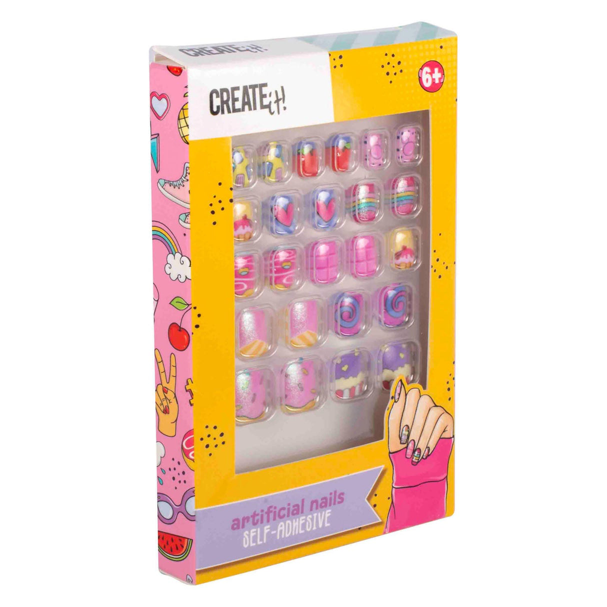Create it! Candy Explosion Artificial nails self -adhesive