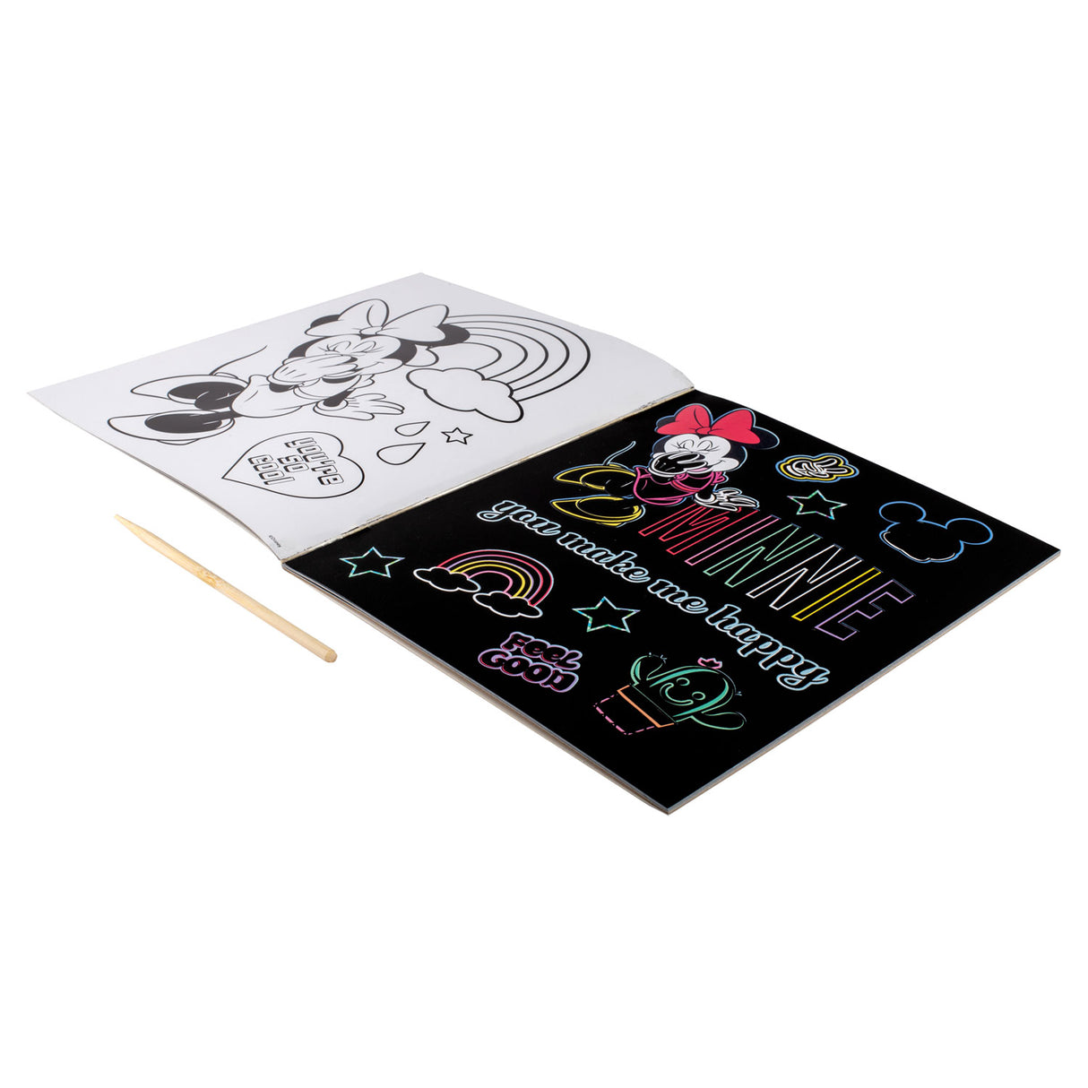 Canenco Minnie Mouse Scratch Arts Colorbook