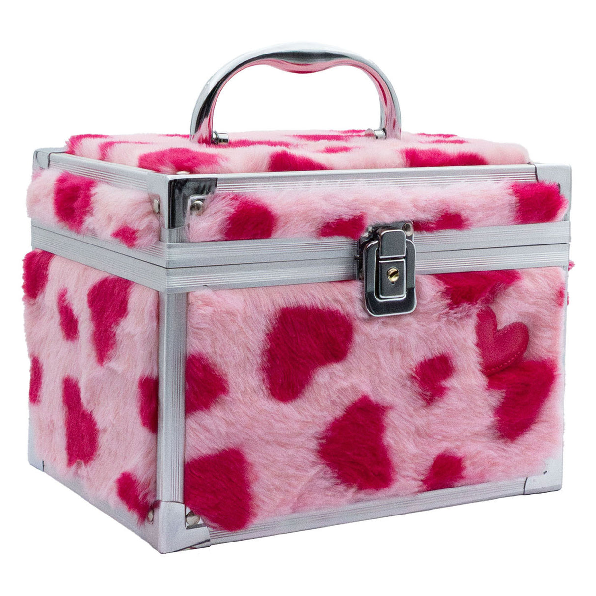 Opret det! Hjerte make-up case fluffy hjerter